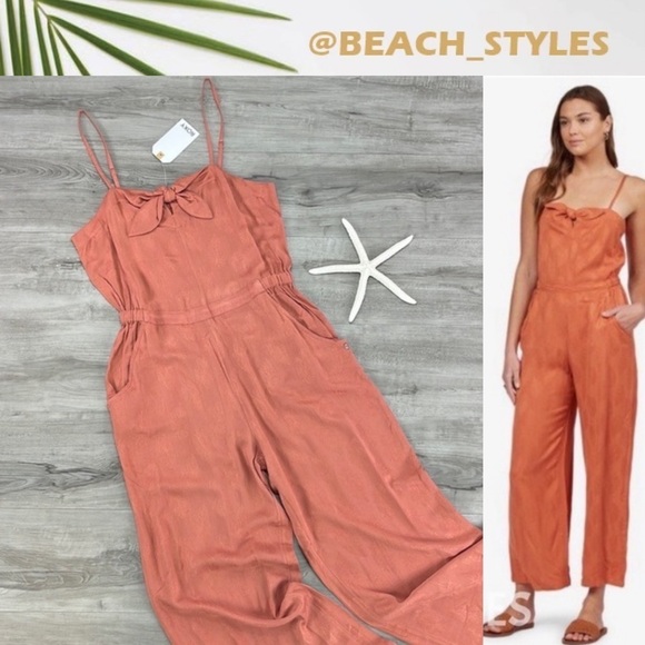 🔆ROXY🔆 FEEL THE RETRO SPIRIT JACQUARD JUMPSUIT - Picture 1 of 17